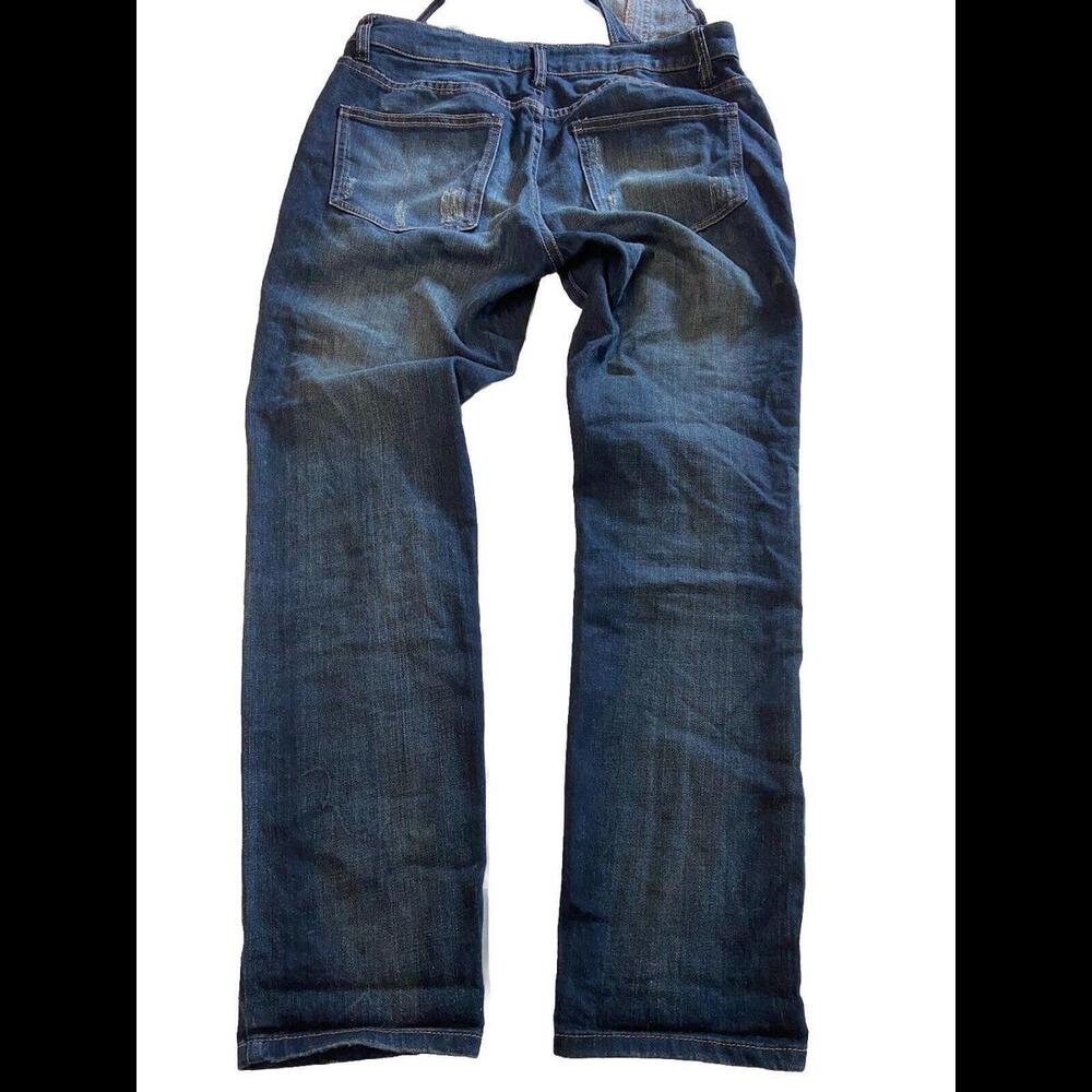 Womens FREE PEOPLE Denim Overalls Sz 27 - Picture 5 of 6